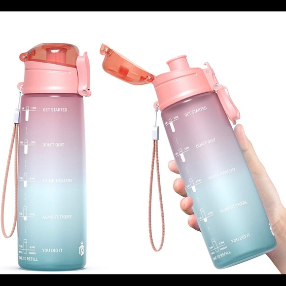 Y&3 32oz Motivational Fitness Sports Water Bottle, BPA Free Tritan Plastic - Picture 8 of 16